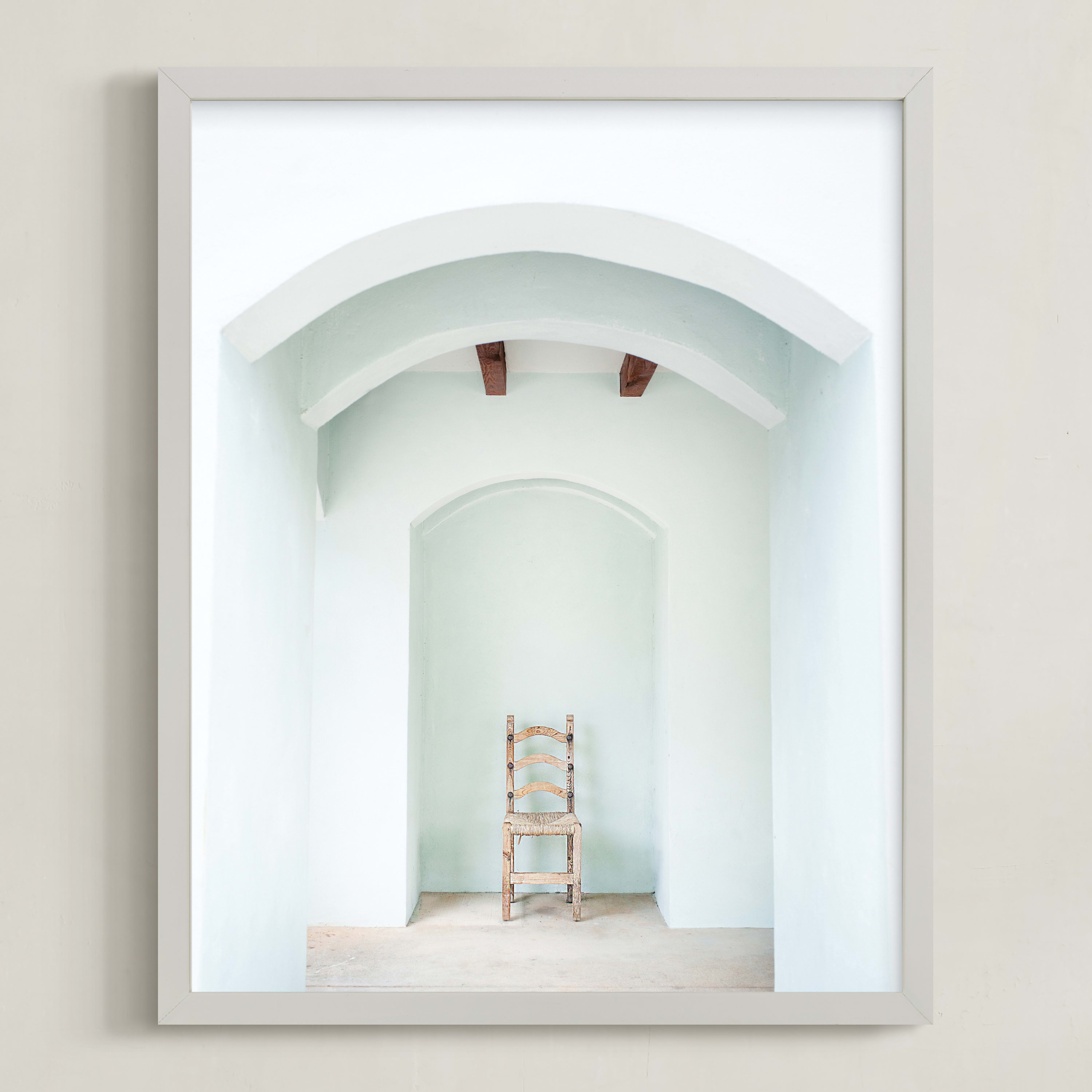 "Seated in Greece" - Photography Limited Edition Art Print by Kaitie Bryant. | Minted