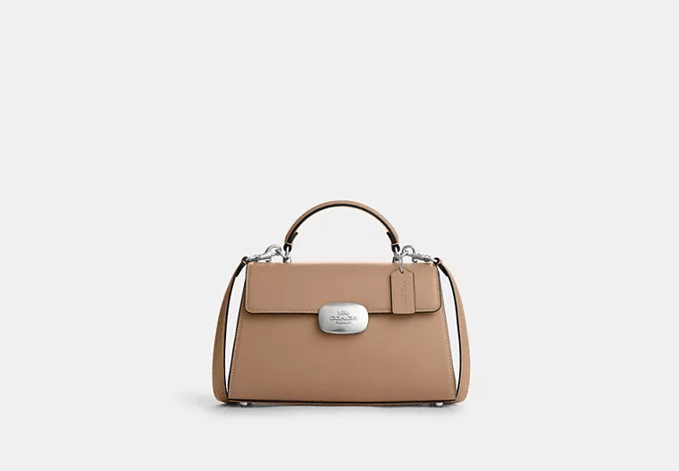 Coach Outlet Eliza Top Handle - Beige | Coach Outlet US