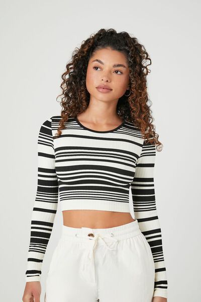Seamless Striped Crop Top | Forever 21