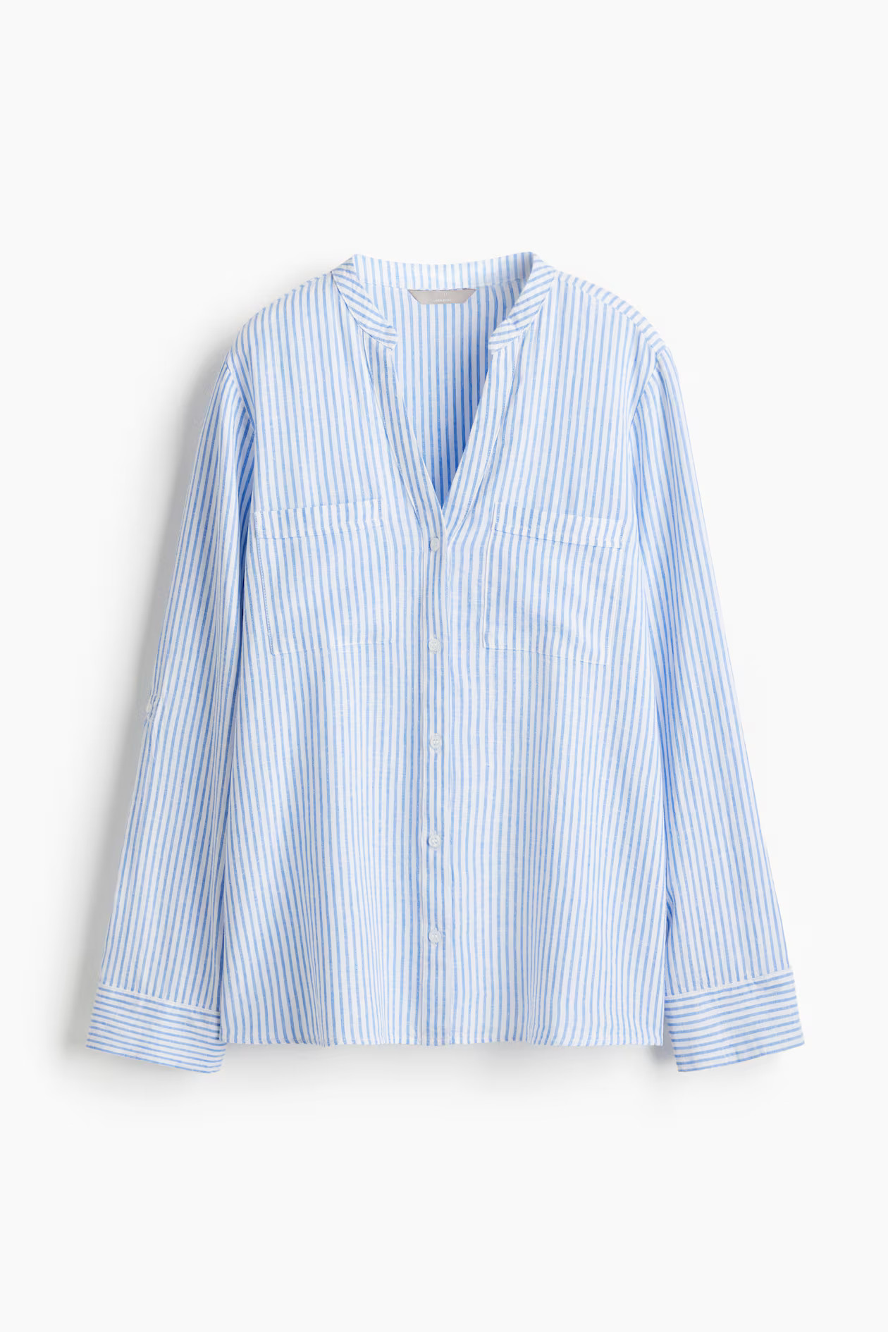 Linen-blend shirt | H&M (UK, MY, IN, SG, PH, TW, HK)