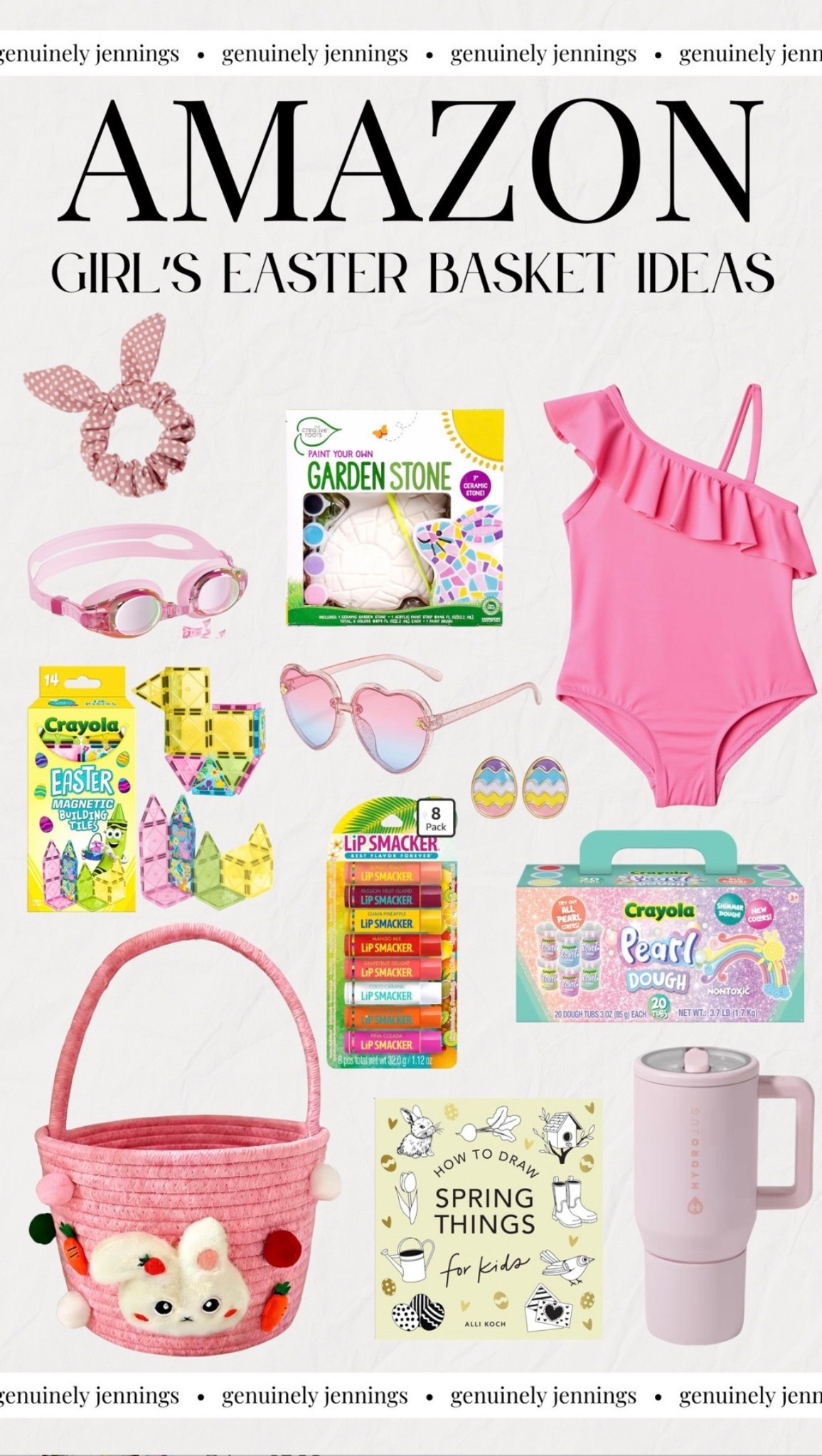 Girls (3-7) Easter Basket Stuffer Ideas from Amazon! #easter #basket #girls