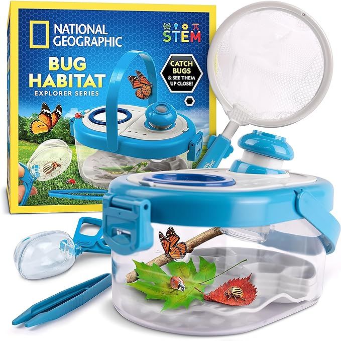 NATIONAL GEOGRAPHIC Bug Catcher Kit for Kids - Kids Bug Habitat with Magnified Viewer, Bug Catche... | Amazon (US)