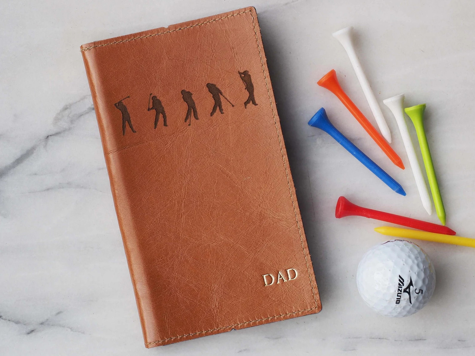 Personalised leather golf scorecard holder, golf gift, Father's day gift | Etsy (US)