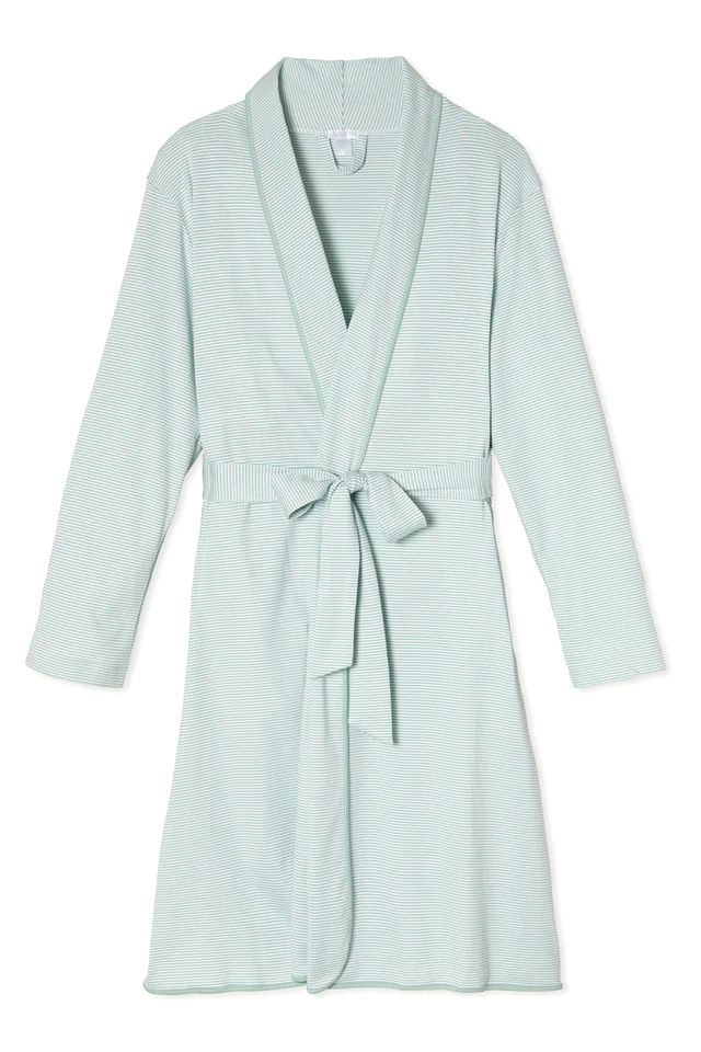 Pima Robe in Fleur | LAKE Pajamas