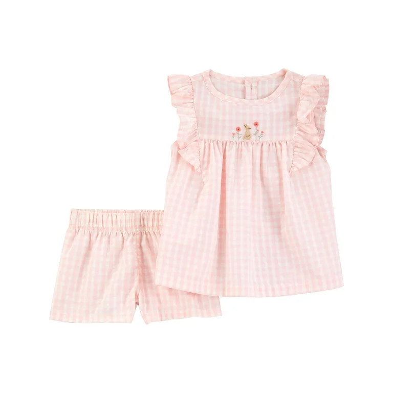 Carter's Child of Mine Toddler Girl Easter Outfit Set, 2-Piece, Sizes 12M-5T | Walmart (US)