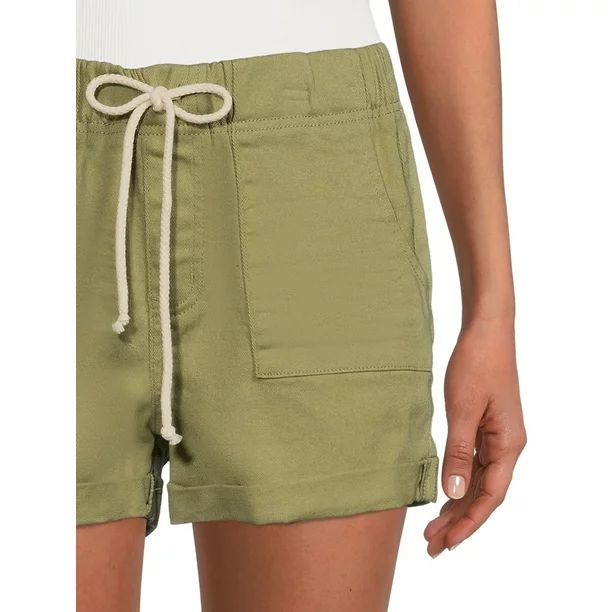 No Boundaries Juniors Pull On Roll Cuff Shorts - Walmart.com | Walmart (US)