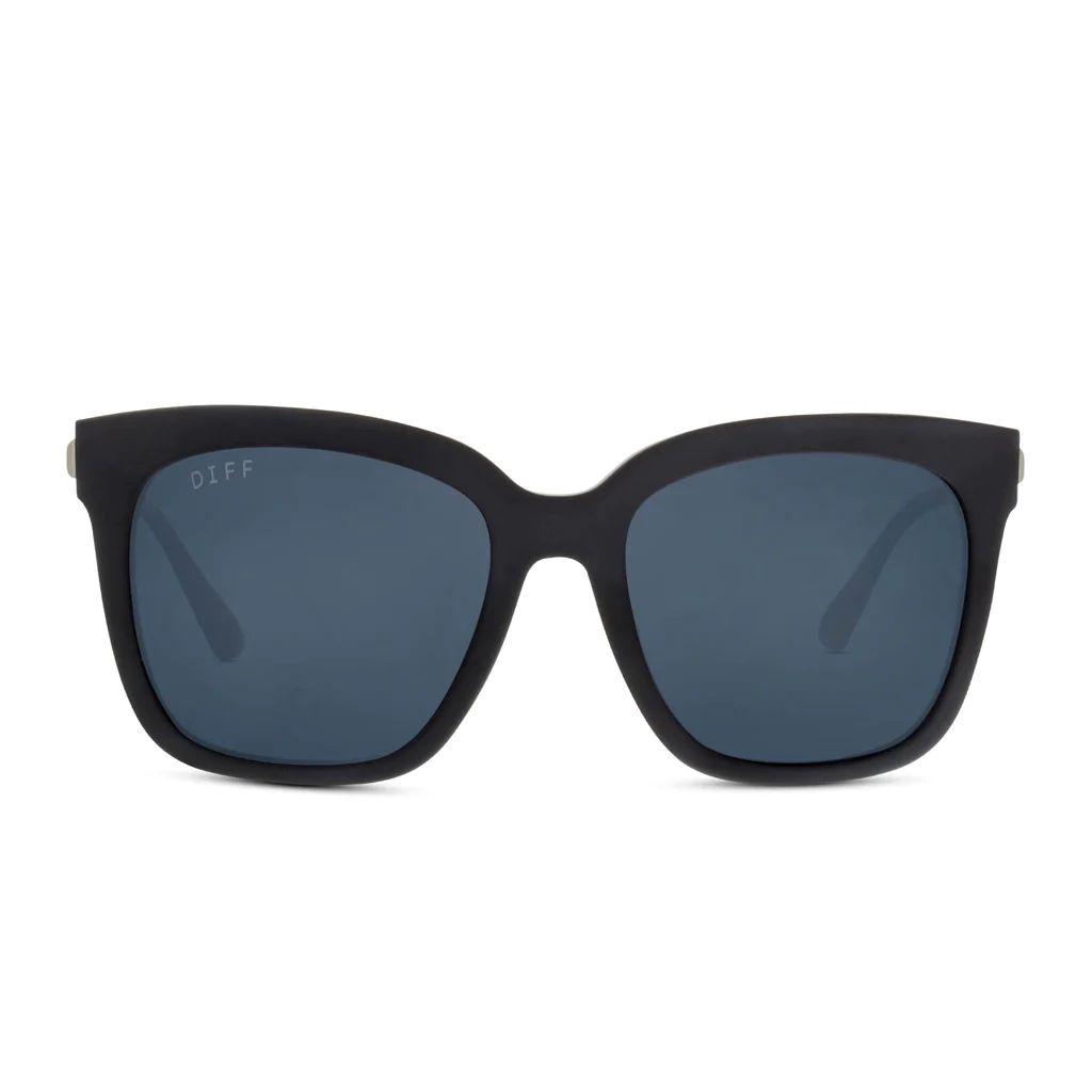 BELLA - MATTE BLACK + GREY + POLARIZED | DIFF Eyewear