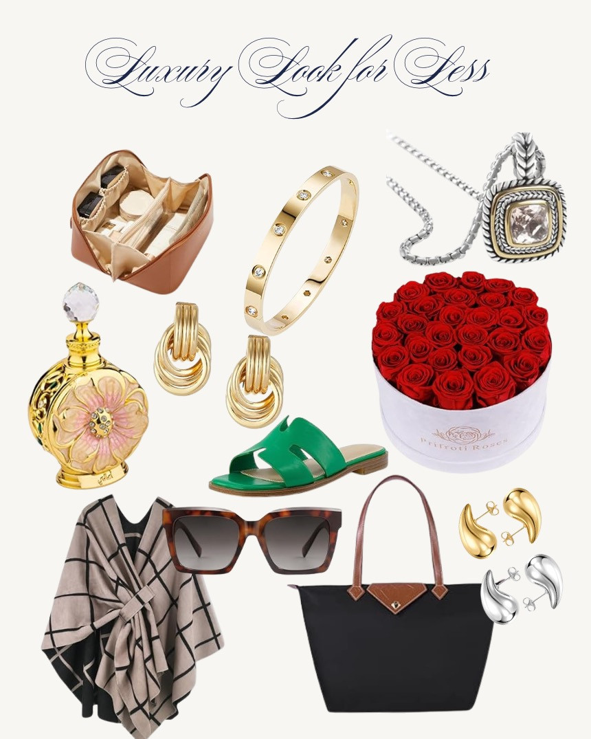 some of my favorite luxury look for less items that are perfect gifts and more! 

 #LTKFindsUnder50 #LTKPlusSize #LTKItBag