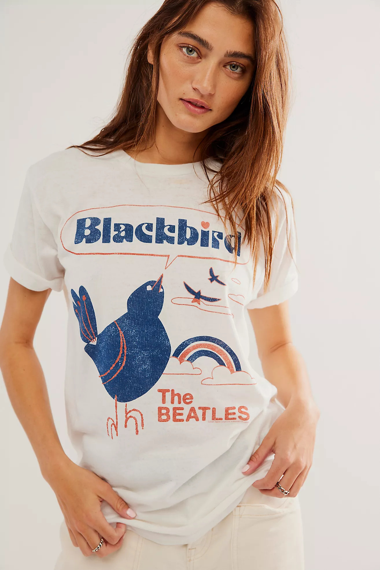 Junk Food Blackbird Graphic Tee | Free People (Global - UK&FR Excluded)