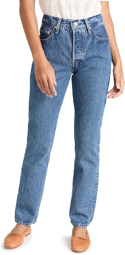 Levi's Women's Premium 501 Original Fit Jeans | Amazon (US)