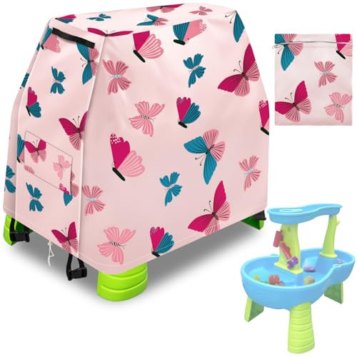Infowush Kids Water Table Cover for Step 2 Rain Showers Splash Pond Water Table, Outdoor Play Toys Cover for Water Table for Toddlers 1-3, Waterproof Dust Proof Water Table Accessories-Cover only（A） | Amazon (US)