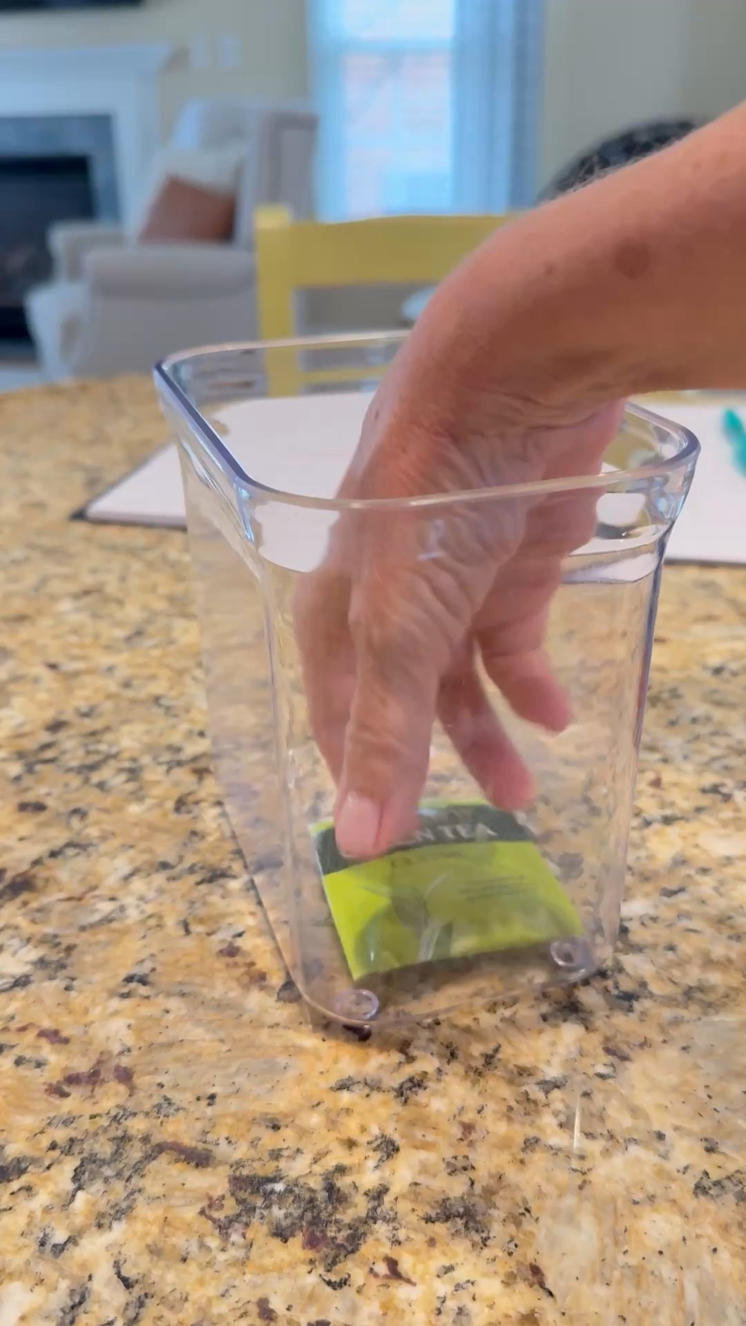 Refilling our green tea!  These pop top containers last forever!  

#LTKHome