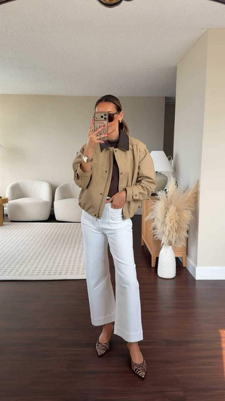 The jacket that instantly makes the look feel like fall! 🤎🍂 jeans 26, these fit small
Jacket xs

#LTKootd #LTKgrwm #LTKSeasonal