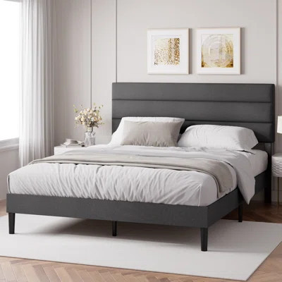 Ussery Horizontal Panel Upholstered Platform Bed | Wayfair North America