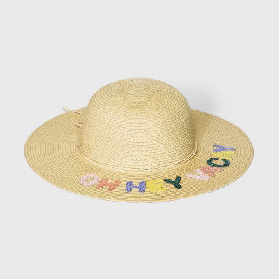 Girls' Floppy Hat - Cat & Jack™ Off White | Target