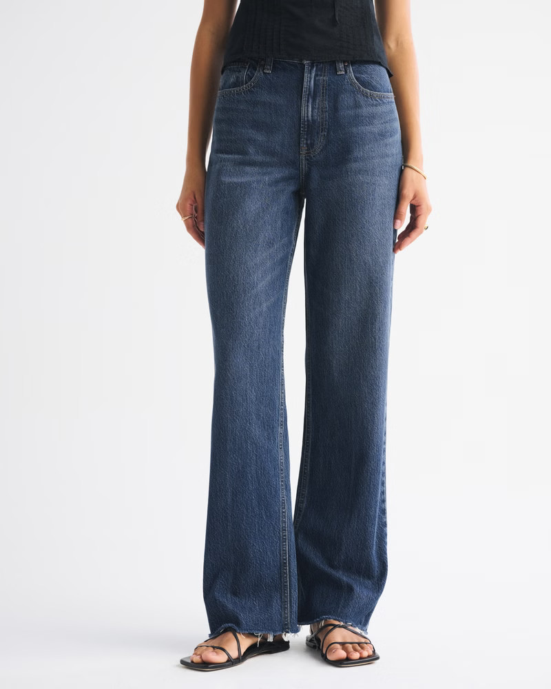 Women's High Rise Loose Jean | Women's Bottoms | Abercrombie.com | Abercrombie & Fitch (US)