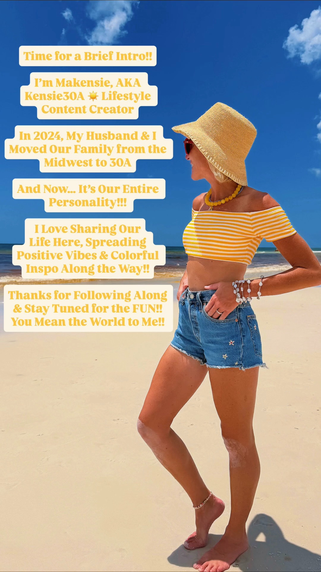Hi Friends!! It’s Makensie, AKA @kensie30a !! Your 30A local fashion & lifestyle content creator! 💛

A little about me… I LOVE bright colors & mixing patterns! Find me in a fun swimsuit nearly every weekend at the beach!! How PERFECT is this off the shoulder bikini from @Beach2Ocean ?! 

I’m honestly obsessed with their huge selection of swimwear! Wearing XS in bikini top & bottom. Everything runs TTS! 💛

#LTKgrwm #LTKootd #LTKSwim