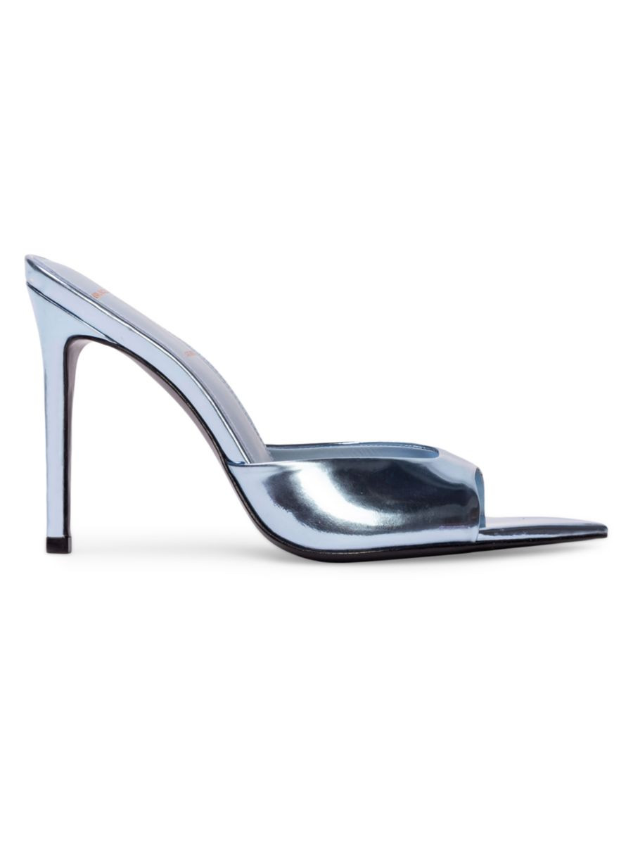 Brea Metallic High Heel Slippers | Saks Fifth Avenue
