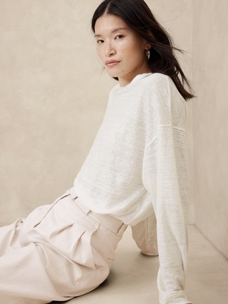 Linen Dolman T-Shirt | Banana Republic (US)