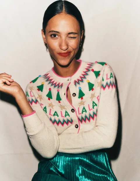 Edie Fair Isle Cardigan | Boden (US)