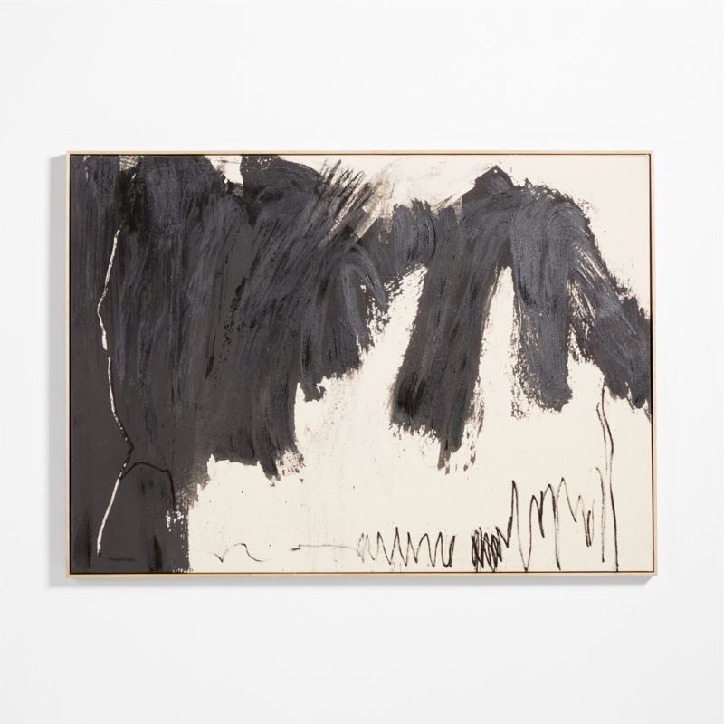 "Overarching" by Mary Elizabeth Peterson White Canvas 65"x47" Framed Wall Art Print | Crate & Bar... | Crate & Barrel