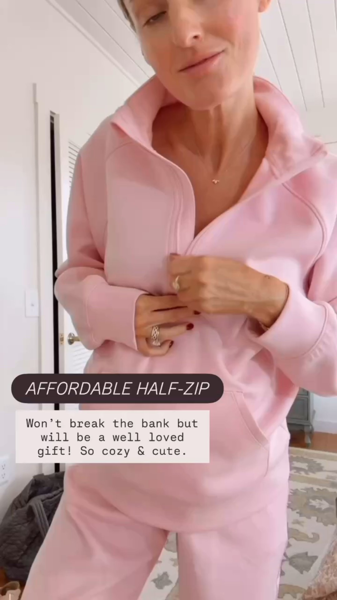 How cute is this half zip?! Such a great, affordable option for gifting! 

Loverly Grey, Target find, Target fashion, pink half zip, pink pullover, pink quarter zip

#LTKHoliday #LTKFindsUnder50 #LTKGiftGuide