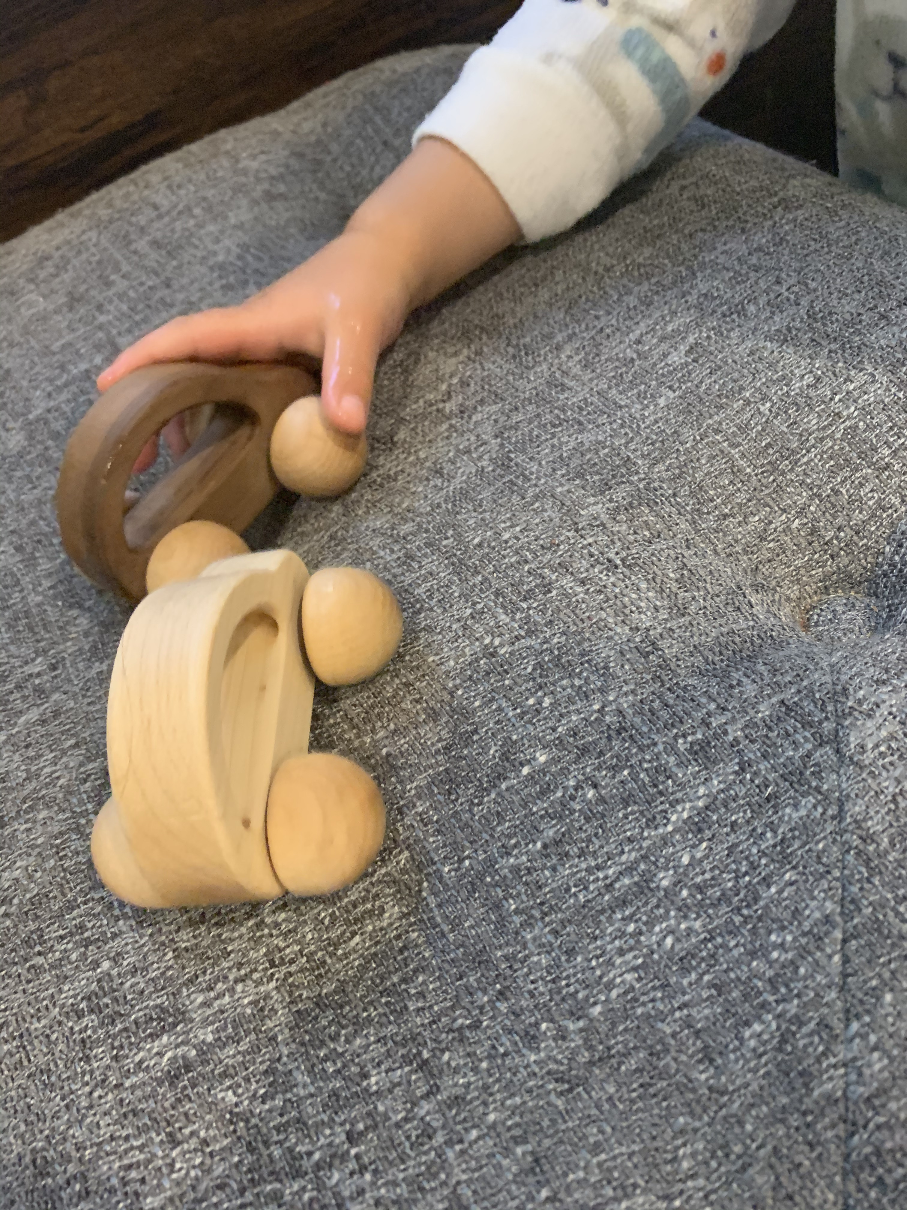 let's make Wooden Toy Car 2pc Organic Wood Toy Push Car Toddler Toy Push Car First Birthday Gift ... | Amazon (US)