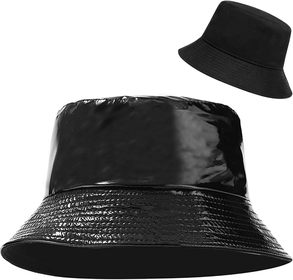 Cute Bucket Hat Beach Fisherman Hats for Women, Reversible Double-Side-Wear | Amazon (US)