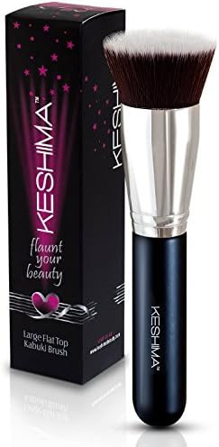 Large Flat Top Kabuki Foundation Brush By Keshima - Premium Makeup Brush for Liquid, Cream, and Powd | Amazon (US)