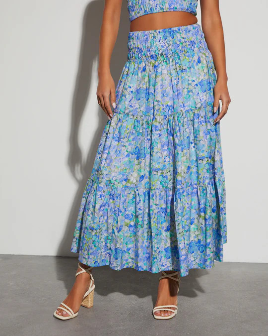 Angie Floral Midi Skirt | VICI