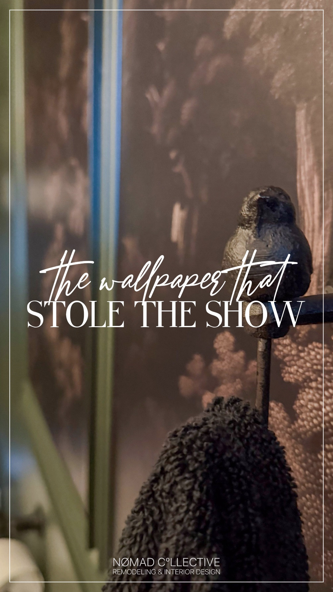 This wallpaper moment added so much dimension to this space. It feels unexpected in the best way, but still fits perfectly with the dark, moody vibe of this guest bathroom—and did I mention it’s peel-and-stick?

#LTKHome