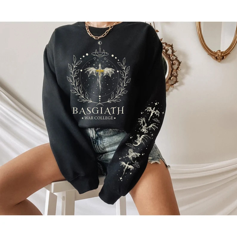 Fourth Wing Sweatshirt, violet sorrengail, xaden riorson, iron flame, the empyrean series, fourth... | Etsy (Global)