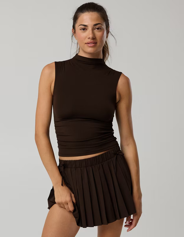 OFFLINE By Aerie Real Me XTRA Mock Neck Tank Top | Aerie