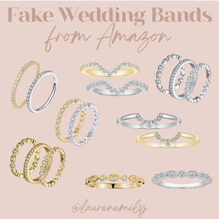 If you’re trying tide code what style wedding band to choose here is a life hack!! These Amazon bands are inexpensive and give you a chance to try them on and decide which one you like best! Perfect for any brides to be!

#LTKwedding #LTKunder50