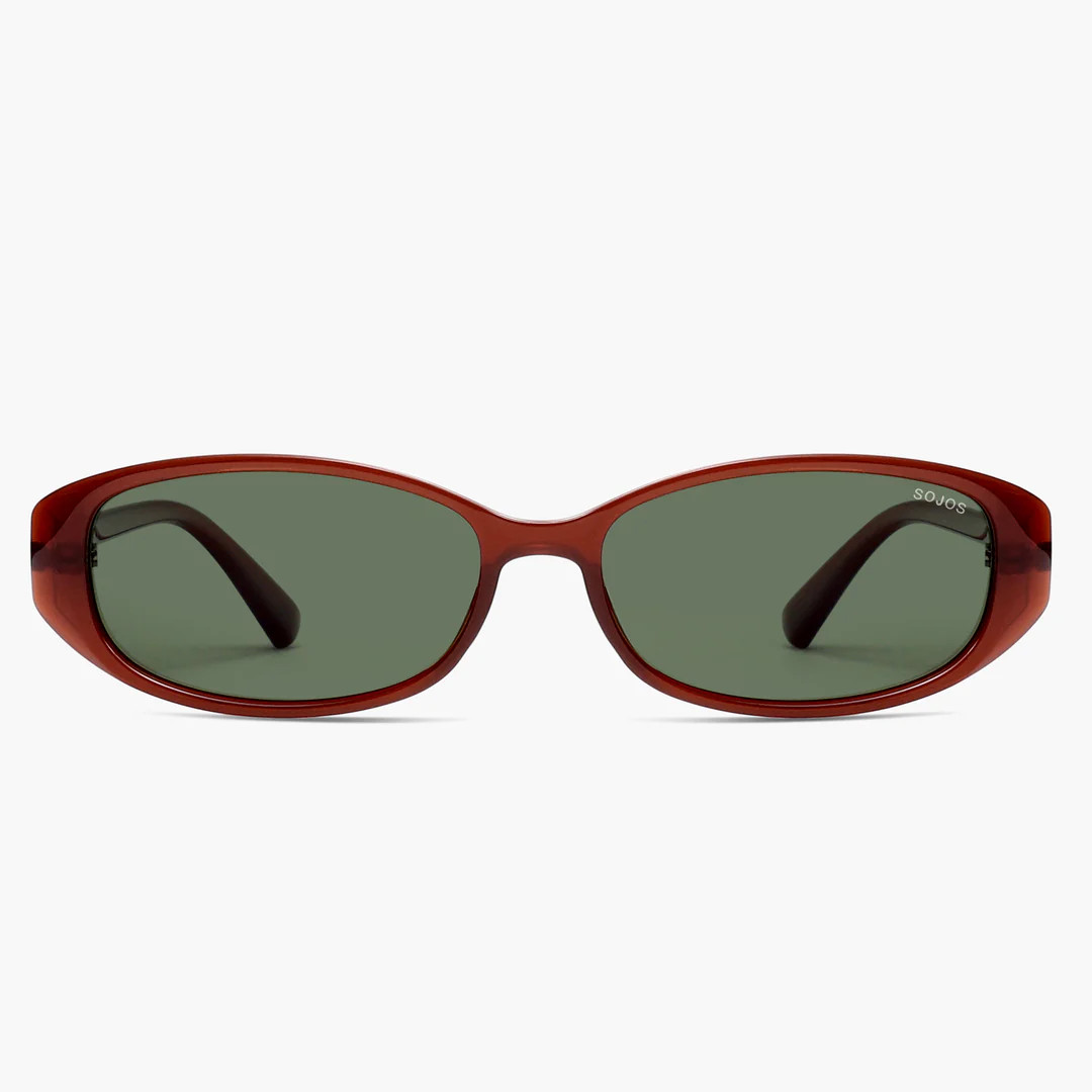 Retro Trendy Rectangle Narrow Vintage Sunnies SJ2641 | SOJOS VISION | SOJOS VISION