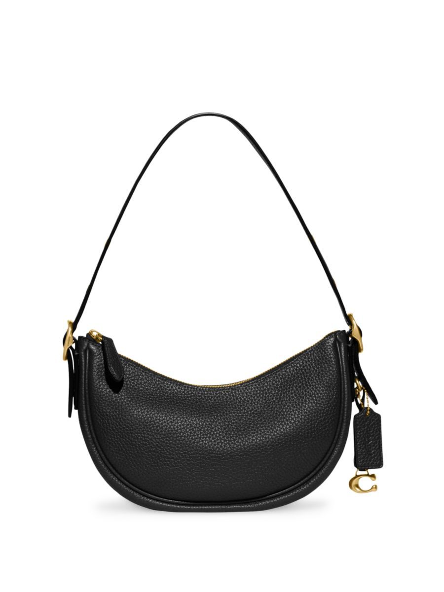 COACH Luna Pebble Leather Shoulder Bag | Saks Fifth Avenue