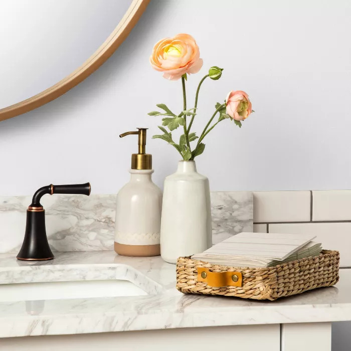 Ceramic Bud Vase Sour Cream - Hearth & Hand™ with Magnolia | Target