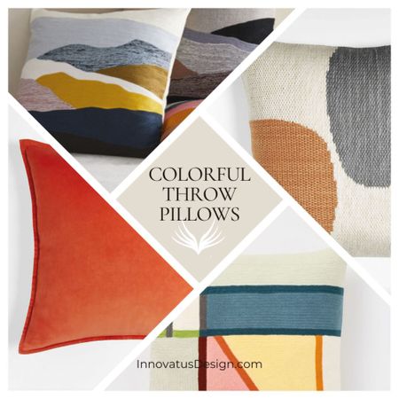 Inject some bold color into your home with these colorful throw pillows! Throw pillows are a great way of adding color and texture to a space  

#LTKfamily #LTKhome #LTKSeasonal