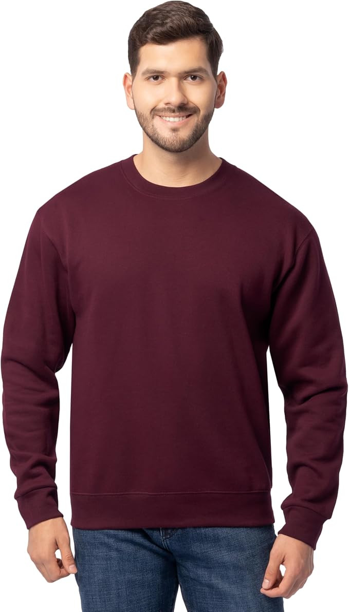 Fruit of the Loom Men's Eversoft Fleece Crewneck Sweatshirts, Moisture Wicking & Breathable, Size... | Amazon (US)