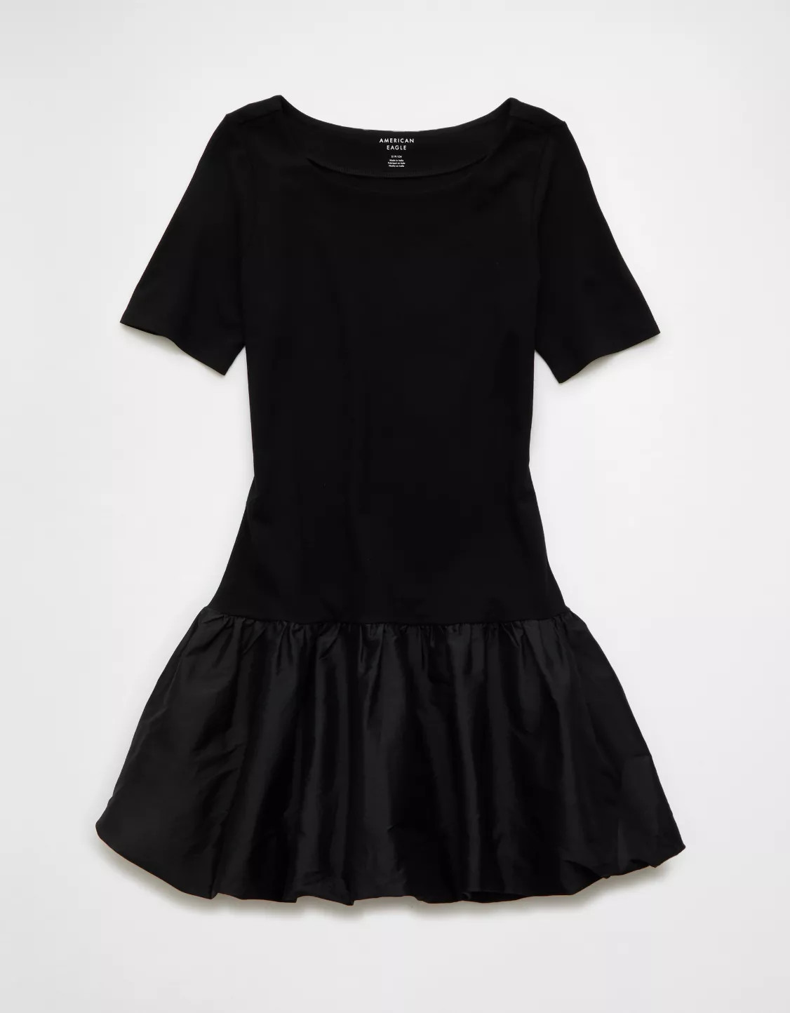 AE Drop Waist Bubble Mini Dress | American Eagle Outfitters (US & CA)