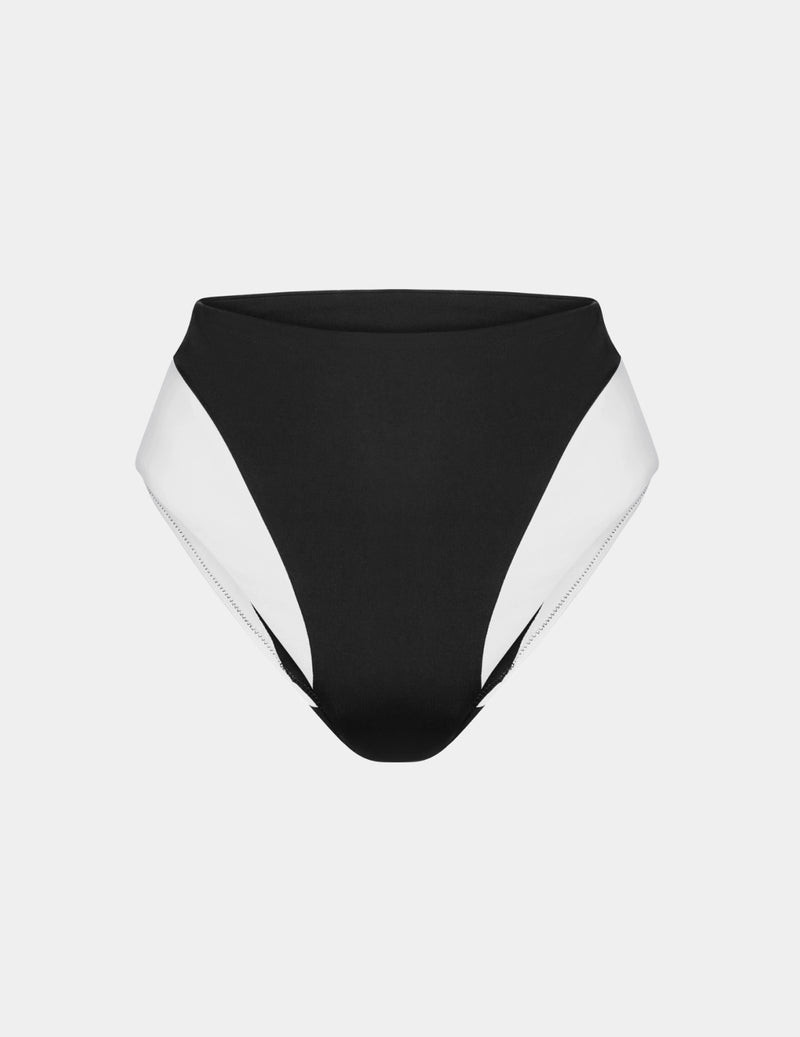 High Rise Bikini Swim Bottom - Color Block | Knix