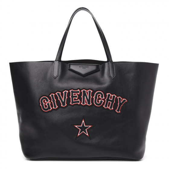Calfskin Large Gothic Antigona Tote Black | Fashionphile