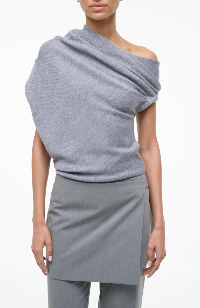 STAUD Mabel One-Shoulder Sweater | Nordstrom | Nordstrom