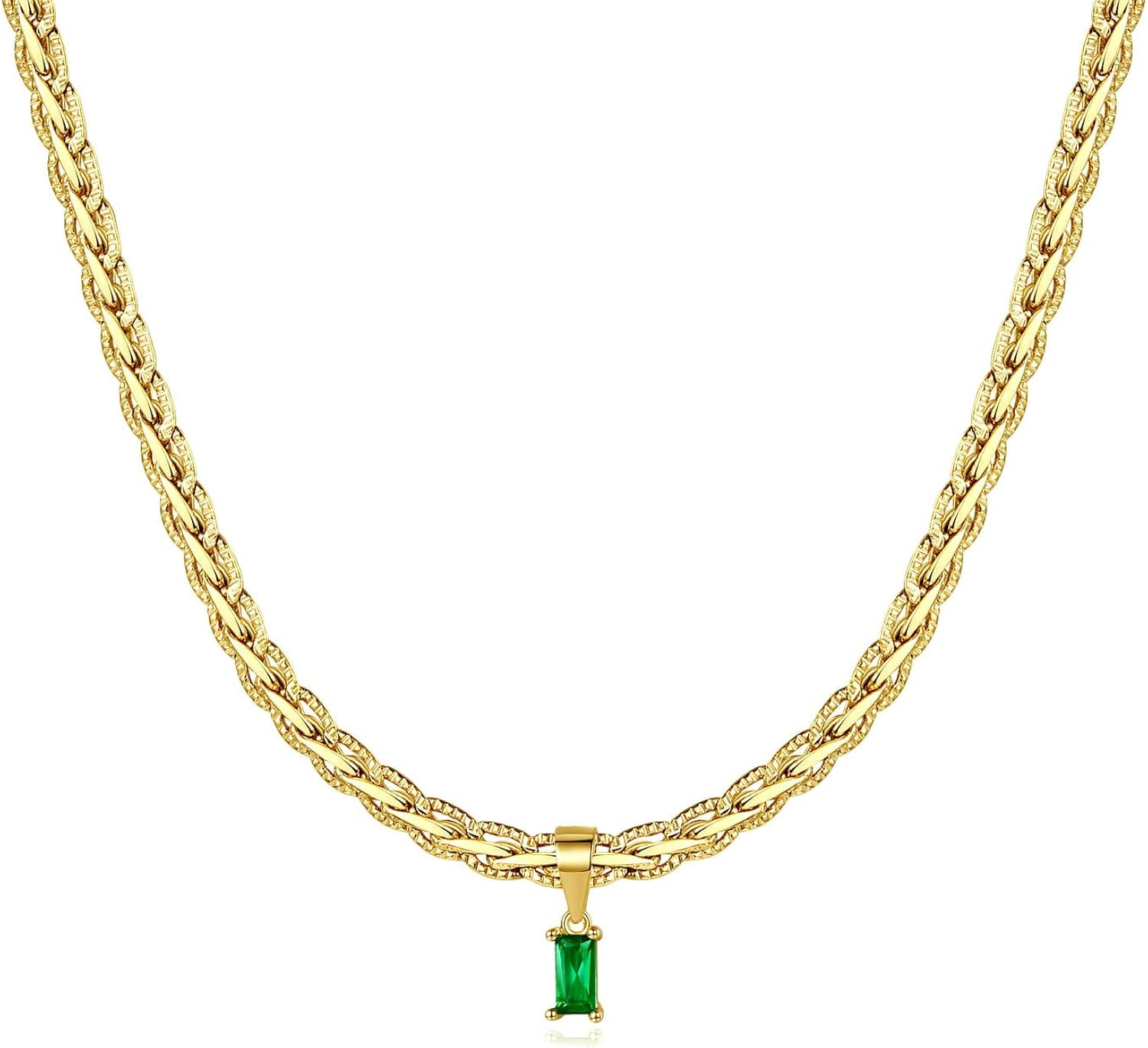 GOGOEY 18K Gold Filled Vintage Choker Necklaces for Women Waterproof Gold Choker Necklace Anti Tarni | Amazon (US)