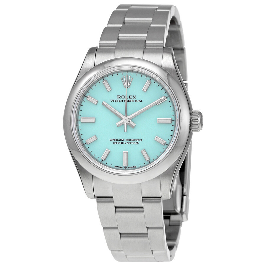 Oyster Perpetual 31 Automatic Chronometer Turquoise Blue Dial Ladies Watch 277200TQBLSO | Jomashop.com & JomaDeals.com