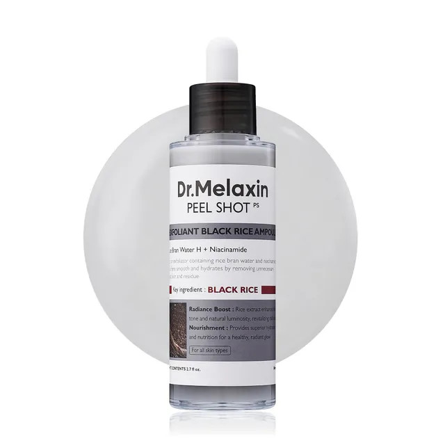 Dr.Melaxin - Peel Shot Exfoliant Black Rice Ampoule | YesStyle.com