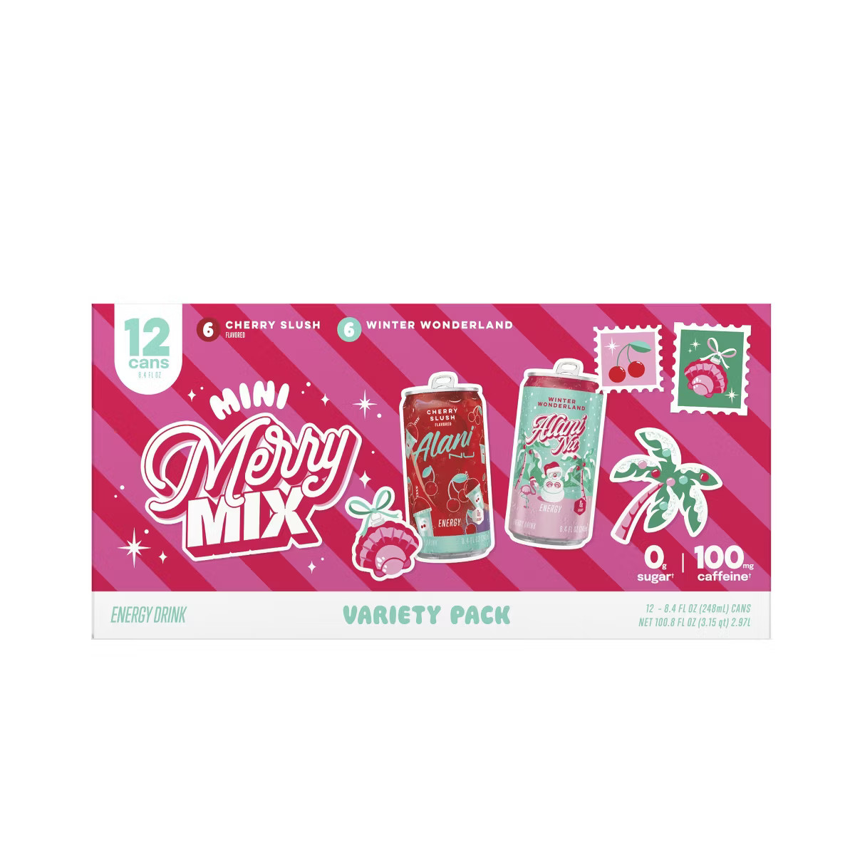 Alani Nu Holiday Mini Variety Pack Energy Drink - 12pk/8.4 fl oz Cans | Target