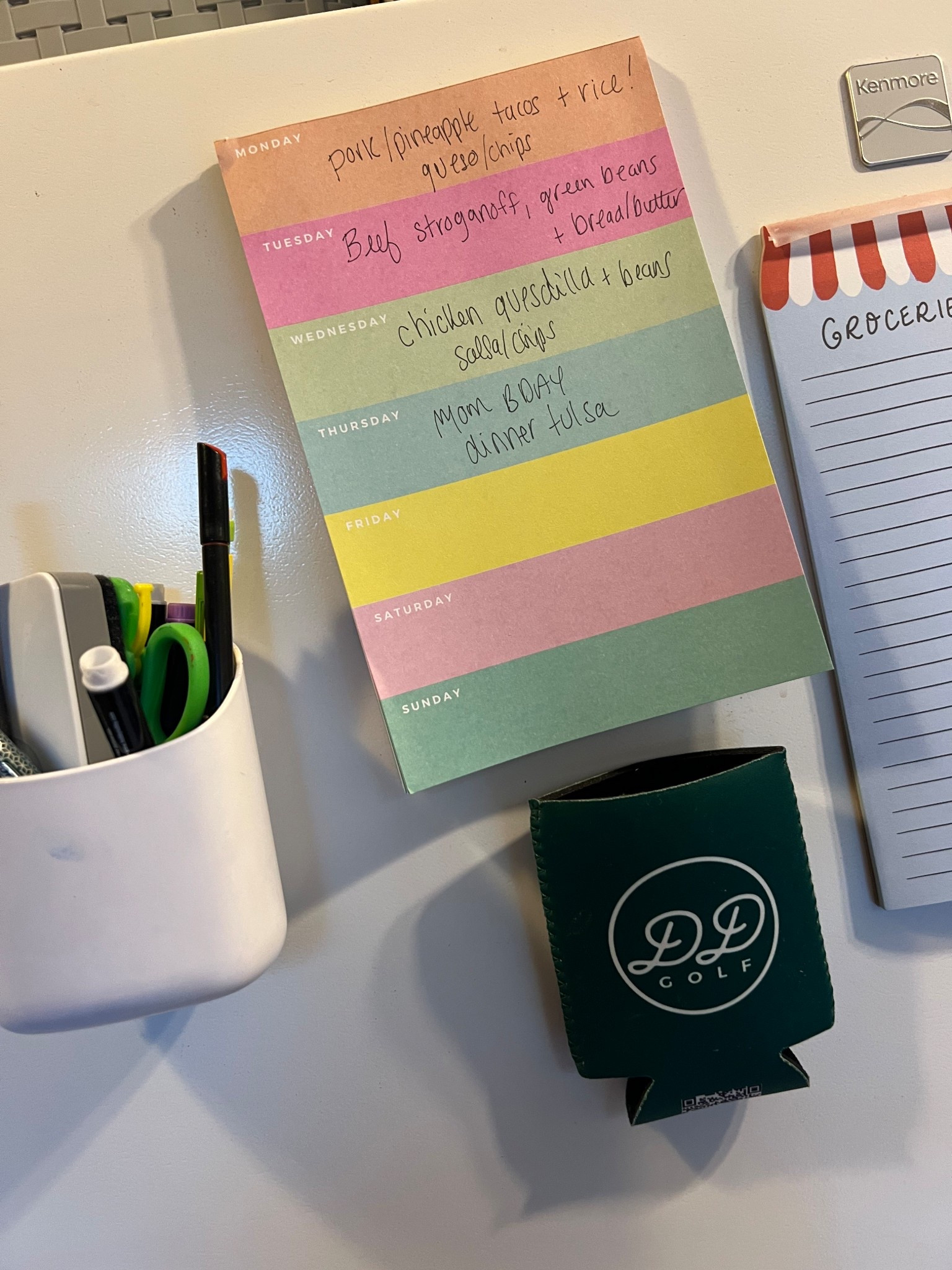 Meal plan and prep for the week notepad - magnetic for me #amazon 