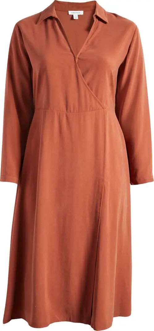 V-Neck Long Sleeve Dress | Nordstrom