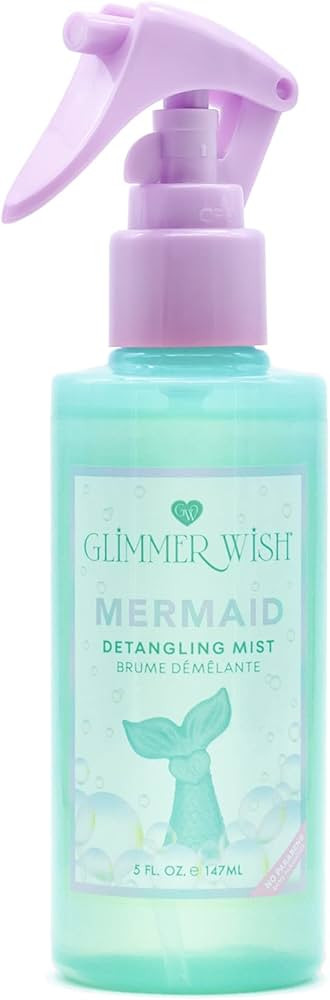 Premium Mermaid Detangling Mist, Tropical Beach Scent, Dermatologist Tested, Paraben Free, 100% V... | Amazon (US)